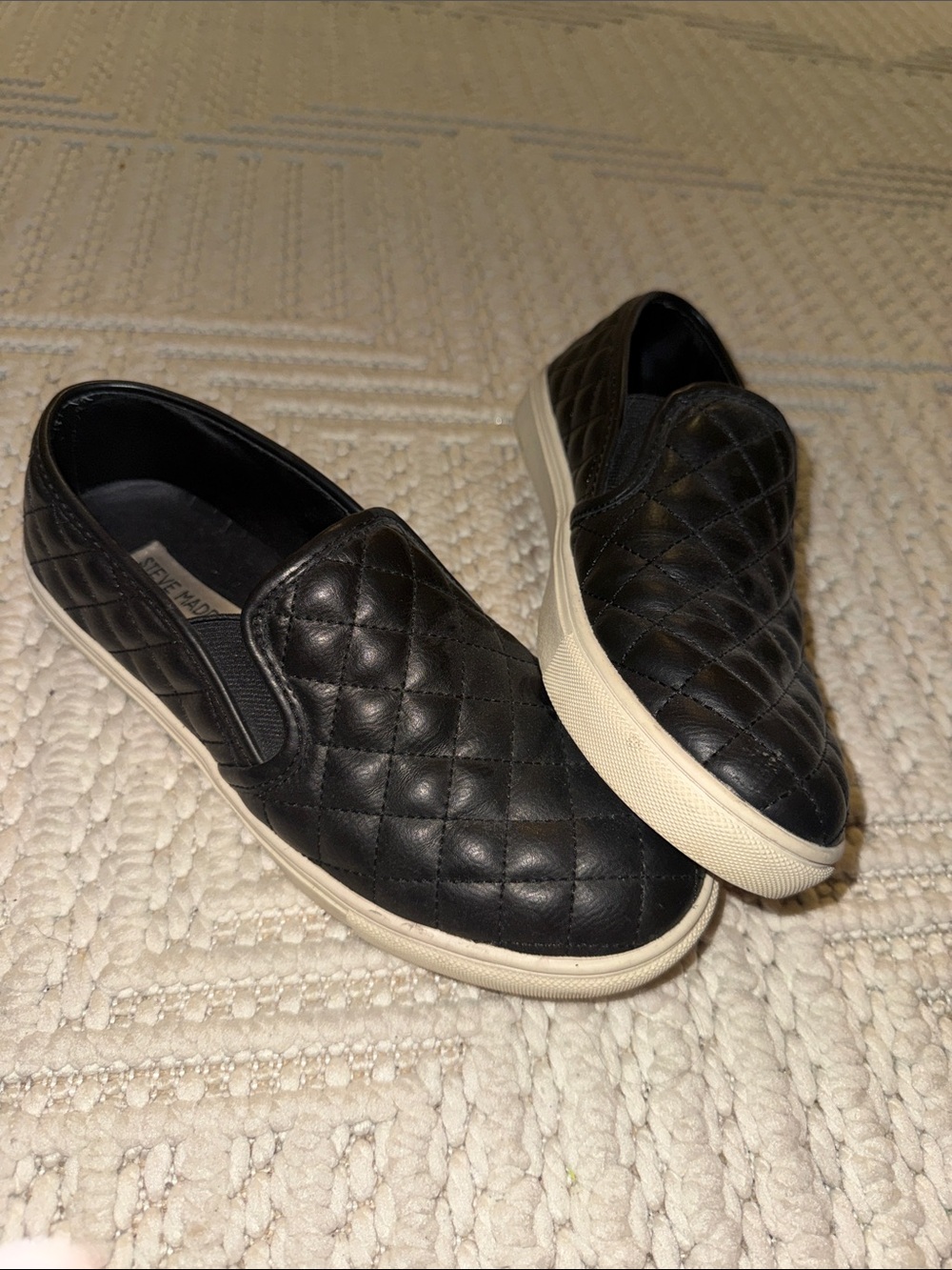 Black Steve Madden sneakers